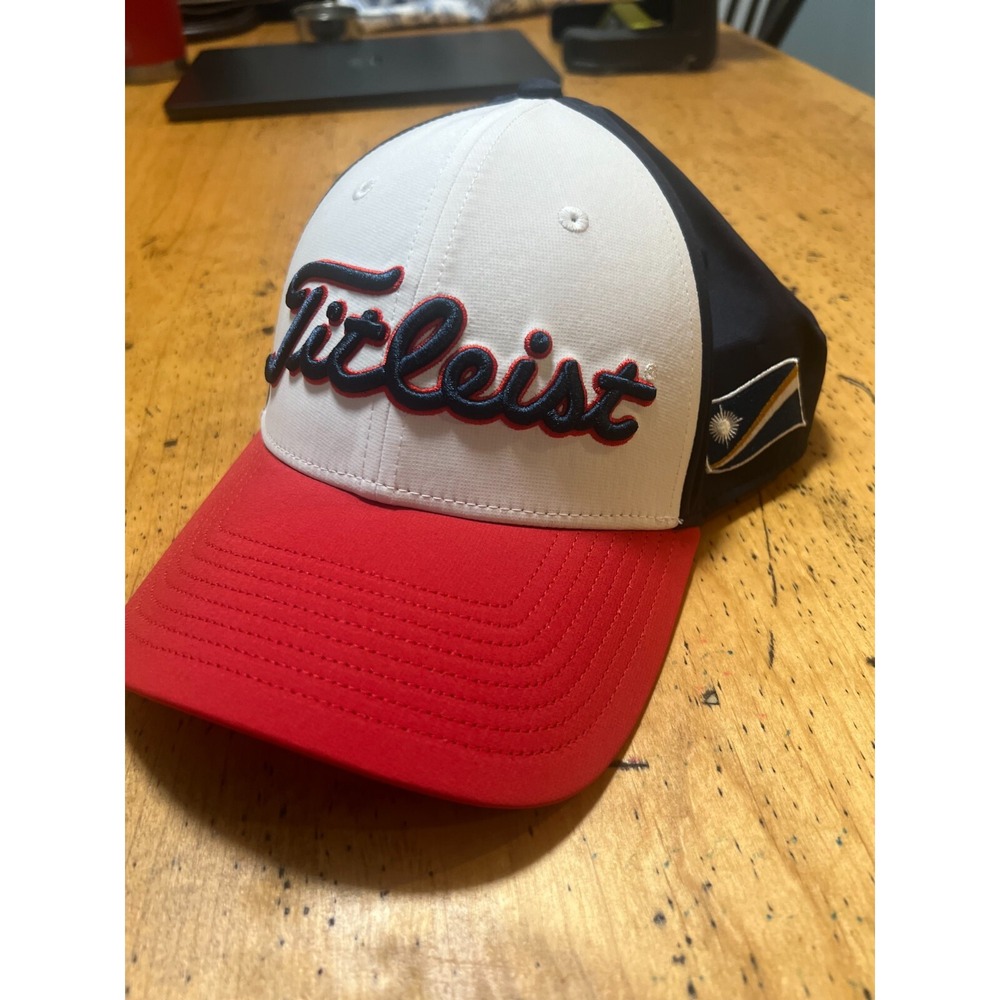 Titleist Tour‎ Performance Men's Golf Hat Red White Blue new w/o tags maldives